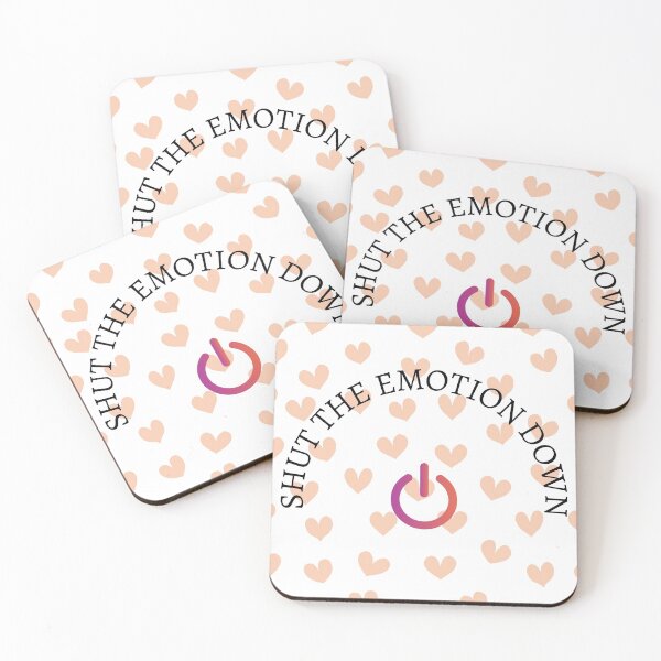 Item preview,  shut the emotion down - anxiety - anxiety disorder designed and sold by Amalzaki.