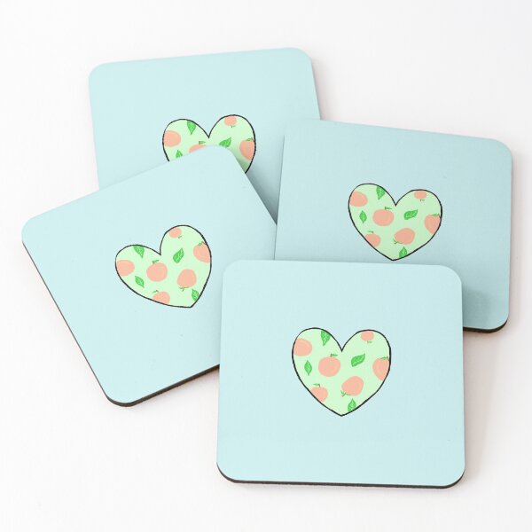 Item preview, Peach Heart designed and sold by fine-art-ellen.