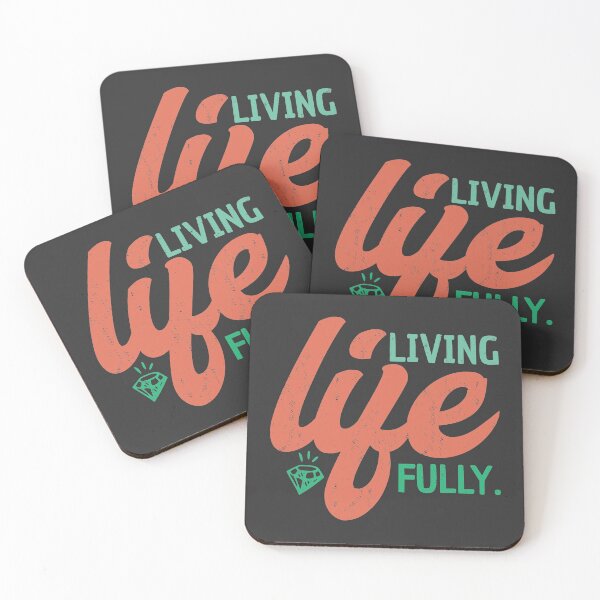Item preview, living life fully. - inspirational Positive Quote designed and sold by DahiyaTees.