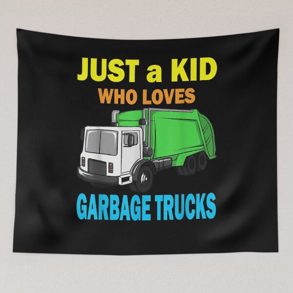 Item preview, Just A Kid Who Loves Garbage Trucks Boys Recycling Truck designed and sold by jerrie9.