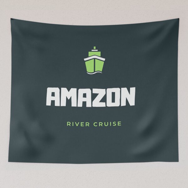 Item preview, Amazon River Cruise - South America - Brazil, Peru, Bolivia, Venezuela, Colombia, Ecuador. designed and sold by Vintage-TM.