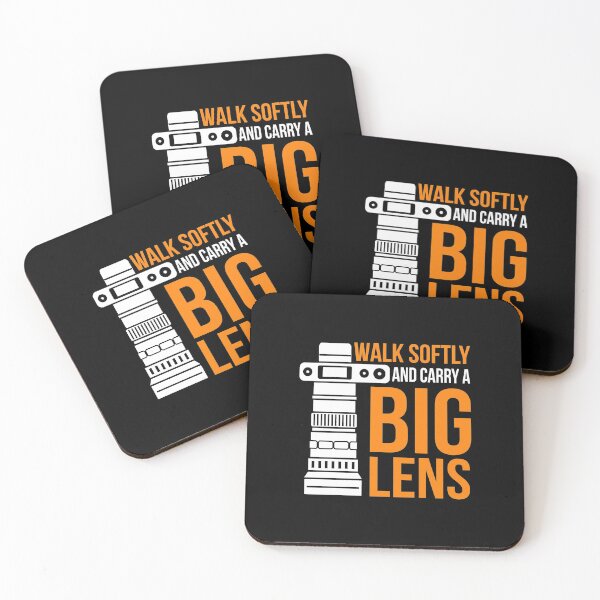 Item preview, Walk Softly And Carry A Big Lens Funny Photographer Gift designed and sold by beckergree.