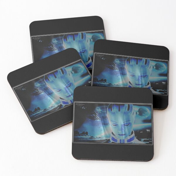 Item preview, Mass Effect: Liara T'Soni Digital Flag Painting designed and sold by Visual Resolutions.