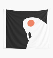Songbird, Guardian of Columbia, black Wall Tapestry