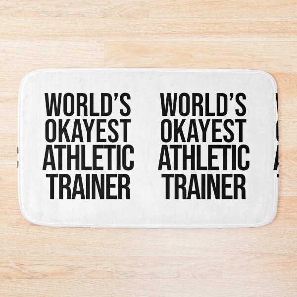 Item preview, World's Okayest Athletic Trainer designed and sold by TeesYouWant.