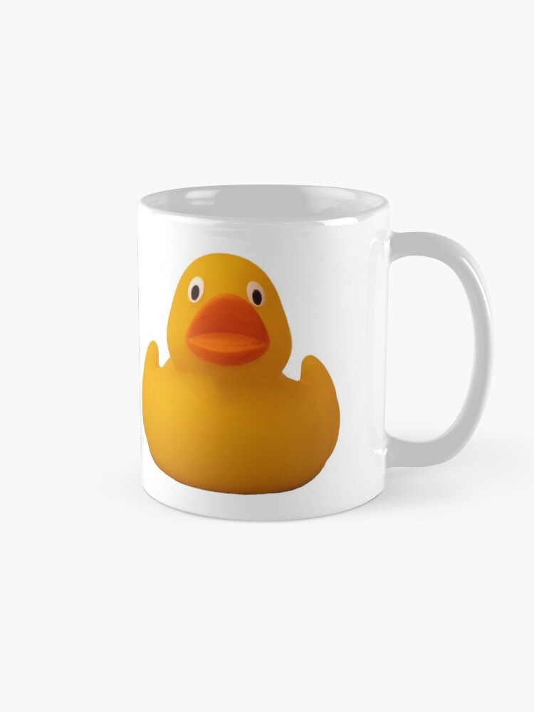 Alternate view of Photograph of a rubber duck against a plain background Coffee Mug