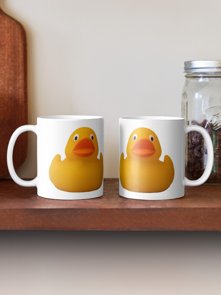 Alternate view of Photograph of a rubber duck against a plain background Coffee Mug