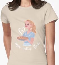 Was Backen kann Tailliertes T-Shirt für Frauen