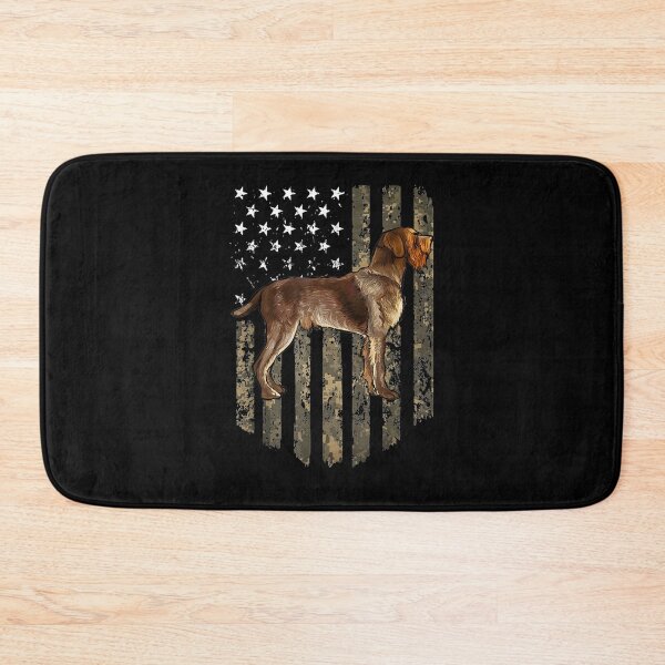 Item preview, Camo American Flag Wirehaired Pointing Griffon 4th Of July designed and sold by zpruby.