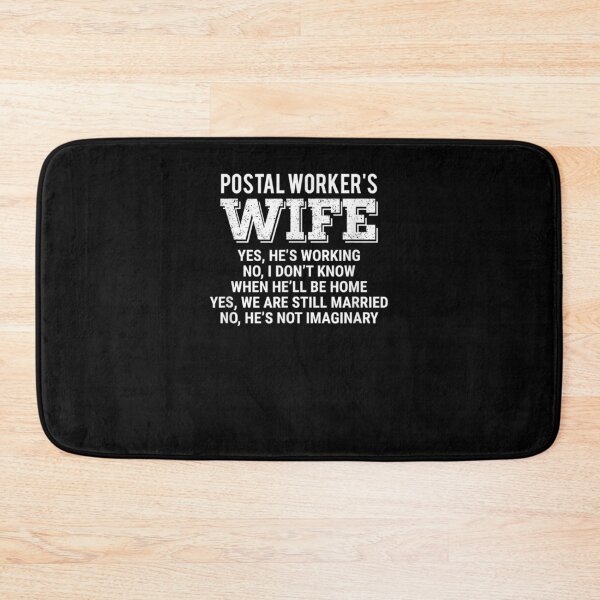 Item preview, Postal Worker Wife Inspired Postal Worker Husband Related De designed and sold by zpruby.