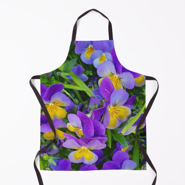 Item preview, Blooming Violets Purple and Yellow designed and sold by ckylin.