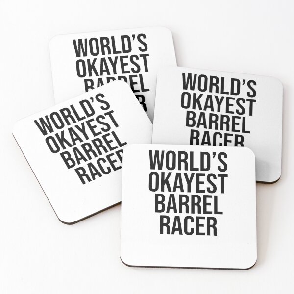 Item preview, World's Okayest Barrel Racer designed and sold by TeesYouWant.