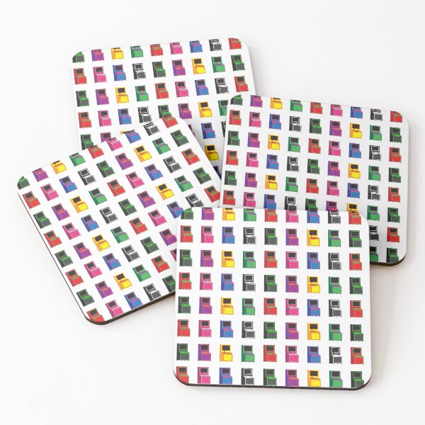Item preview, PIXEL ARCADE MACHINE PATTERN designed and sold by Azjenco.
