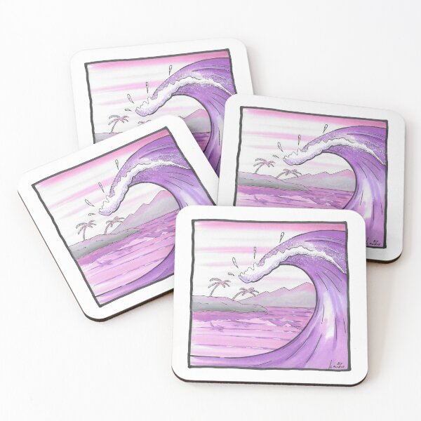 Item preview, Lilac Wave Square designed and sold by ArtworkByLaurie.