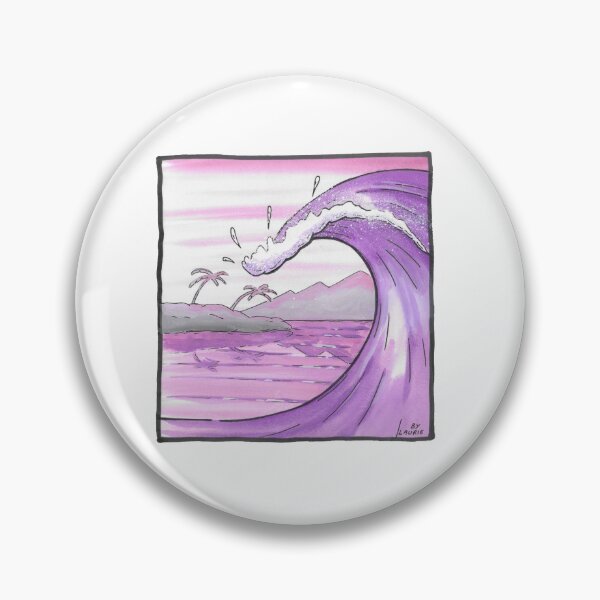Item preview, Lilac Wave Square designed and sold by ArtworkByLaurie.