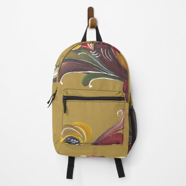 Item preview, Fabulous rosemaling design on a yellow background designed and sold by Amalzaki.