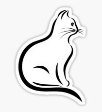 Seen by this stylist cat Sticker