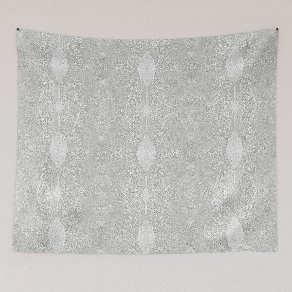 Item preview, Attach, Let Live Tree Lichen Lace Grey White designed and sold by SpiritGifts.