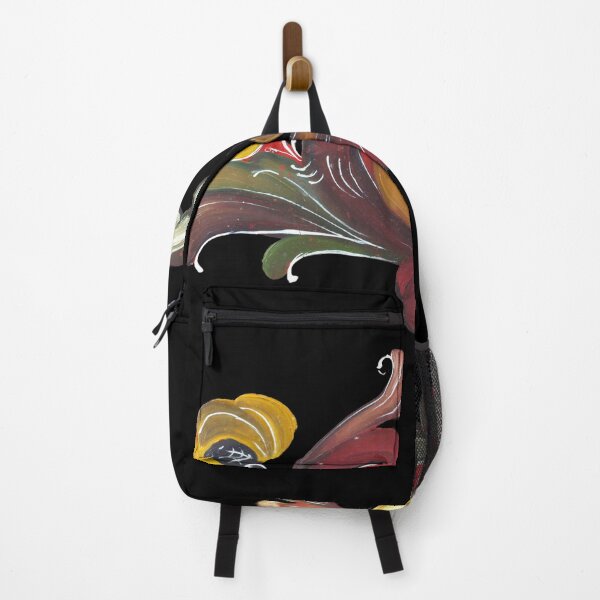Item preview, Fabulous rosemaling design on a black background designed and sold by Amalzaki.