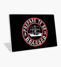 Prepare to be Boarded! Funny Pirate Ship Laptop Skin