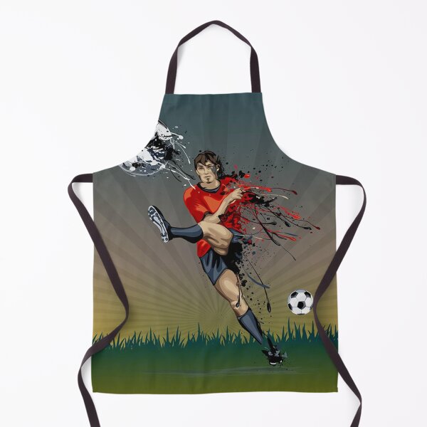 Item preview, Football Player Kicking the ball - Football designed and sold by cravingmart.