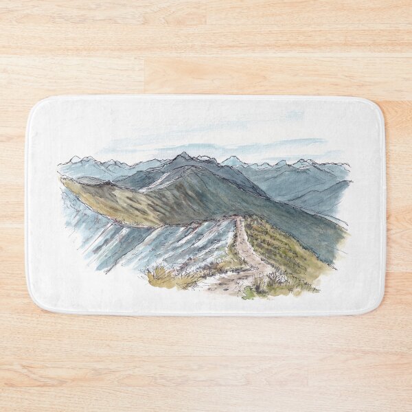 Item preview, Kepler Track Great Walk Watercolour designed and sold by Tom Napper Design.