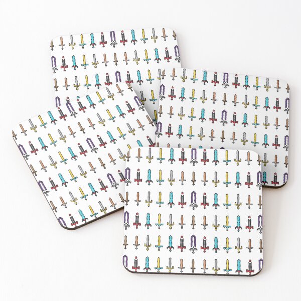 Item preview, PIXEL SWORD PATTERN designed and sold by Azjenco.
