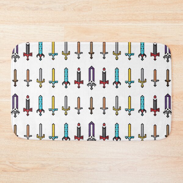 Item preview, PIXEL SWORD PATTERN designed and sold by Azjenco.