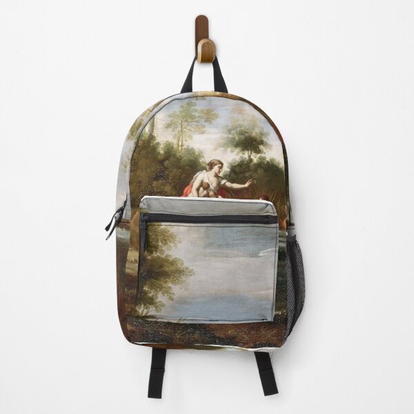Item preview, Latona, with her children Apollo and Diana, turning the Lycian peasants into frogs - Antonio Marziale Carracci designed and sold by Vintage Designs +.