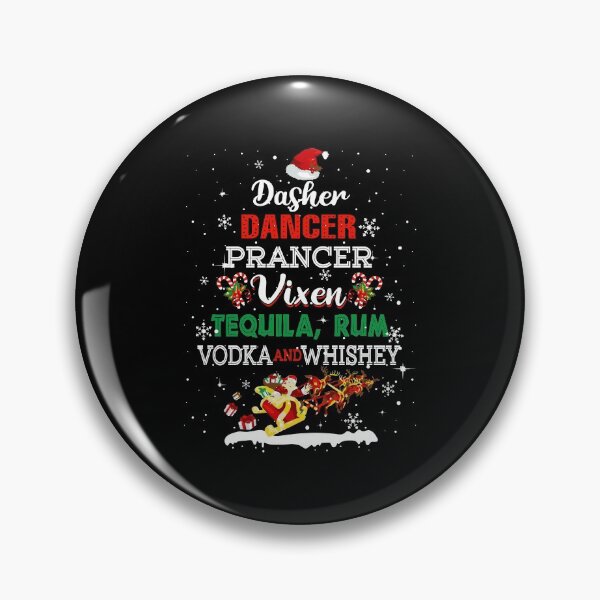 Item preview, Dasher Dancer Prancer Vixen Tequila Rum Vodka Whiskey Wine designed and sold by choonhoven.
