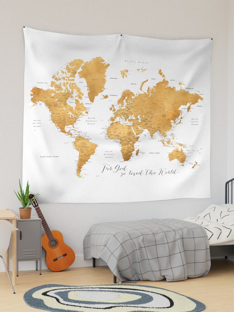 Small world 2025 map tapestry