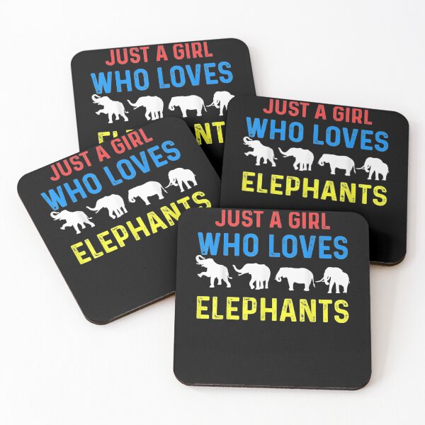 Item preview, Just A Girl Who Loves Elephants Elephant Lovers designed and sold by zpruby.