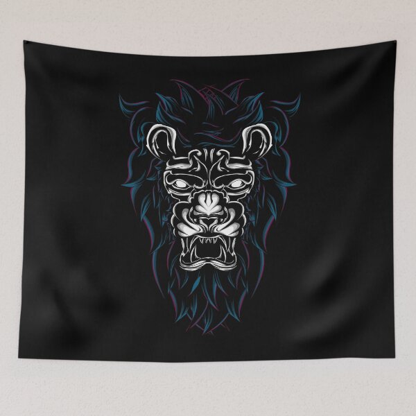 Item preview, Dark Blue Lion designed and sold by VibrantGifts.