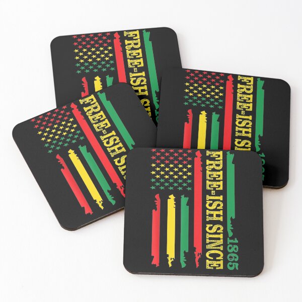 Item preview, June Nth Flag Free Ish Since 1865 Black African American designed and sold by zpruby.