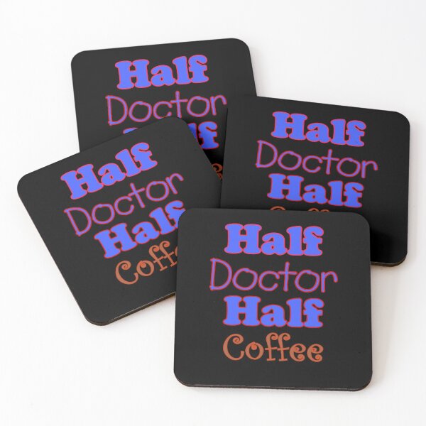 Item preview, Half Doctor Half Coffee  designed and sold by Cool Store.