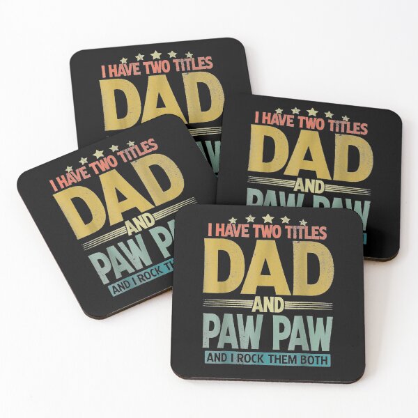 Item preview, I Have Two Titles Dad Paw Paw Vintage Funny Father S Day designed and sold by zpruby.