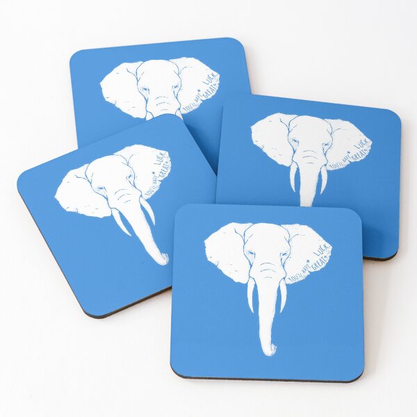 Item preview, Lucky Elephant_Sea Blue designed and sold by TOTOARTY.
