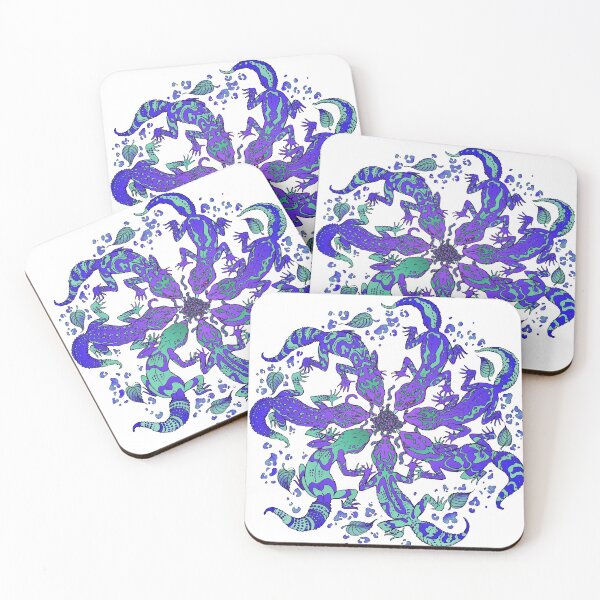 Item preview, Fresh Geckos - blackcurrant mint designed and sold by ErrantFlame.