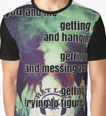 You And Me Getting High - Historic Cemetery - The Front Bottoms - Lyrics Graphic T-Shirt