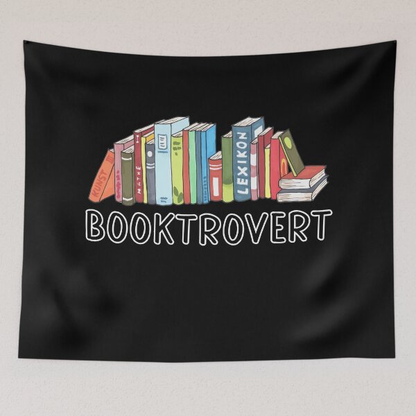 Item preview, Booktrovert- Reading lover or books lover design designed and sold by Tanuja  Sharma.