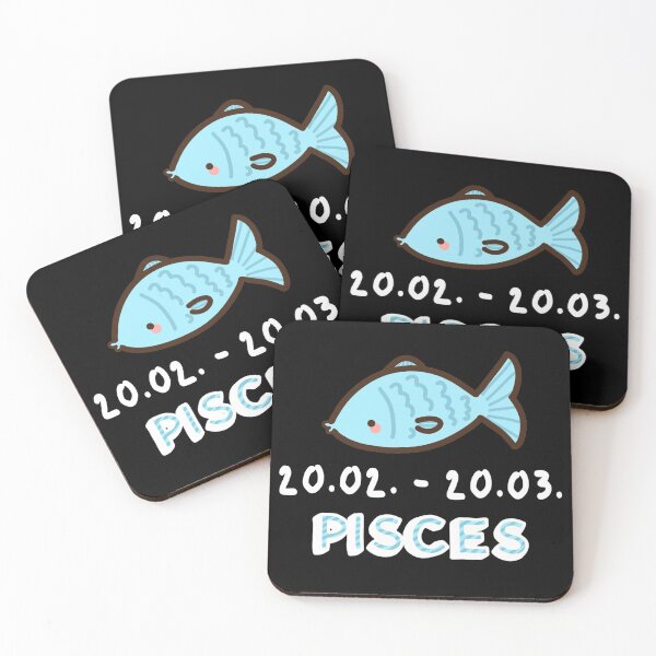 Item preview, Kawaii zodiac sign Pisces Blue Fish Birthday Gift designed and sold by GLwithUs.