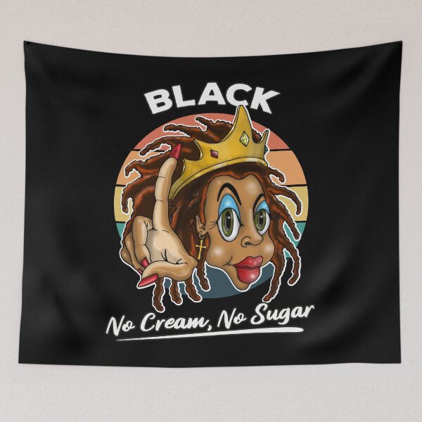 Item preview, Black No Cream No Sugar Beautiful Proud African Queen designed and sold by Status71.