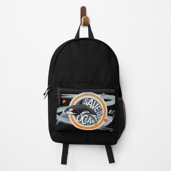 Item preview, Save our Oceans - Striking orca whale save the seas range for wild open water swimmers - Caroline Laursen Original designed and sold by Caroline Laursen.