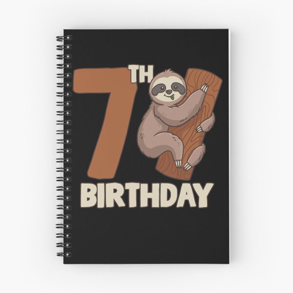 Item preview, 7th Birthday Sloth designed and sold by CreativeGiftShp.