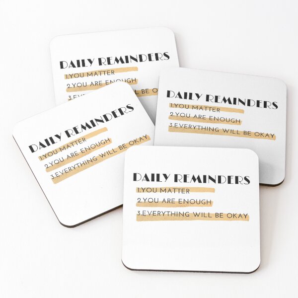 Item preview, daily reminders quote  designed and sold by itsimplea.