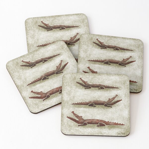 Item preview, Crocodile Amazones designed and sold by joicesharpart.