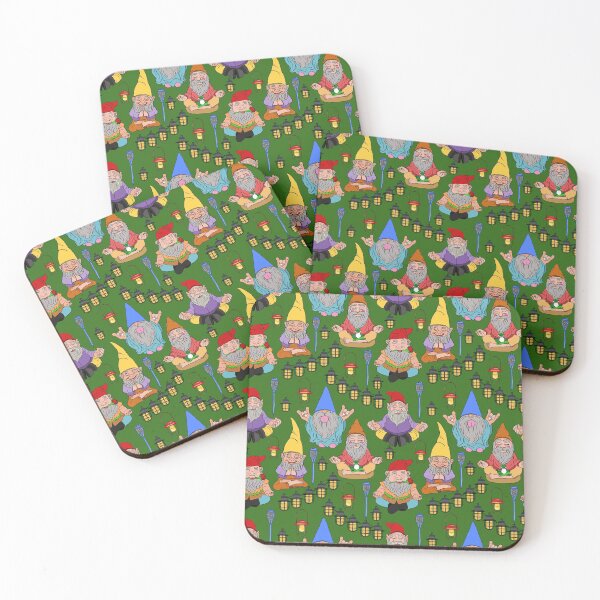 Item preview, garden yoga gnomes designed and sold by AvotArt.