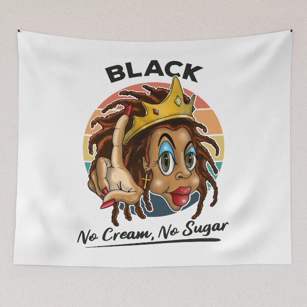Item preview, Black No Cream No Sugar Beautiful Proud African Queen designed and sold by Status71.
