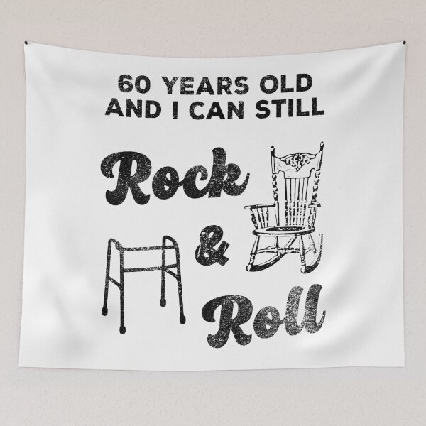 Item preview, Funny 60th Birthday Gag Gift Rock and Roll designed and sold by BetterLeo.