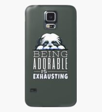 Shih Tzu Being Adorable (Dark) Case/Skin for Samsung Galaxy